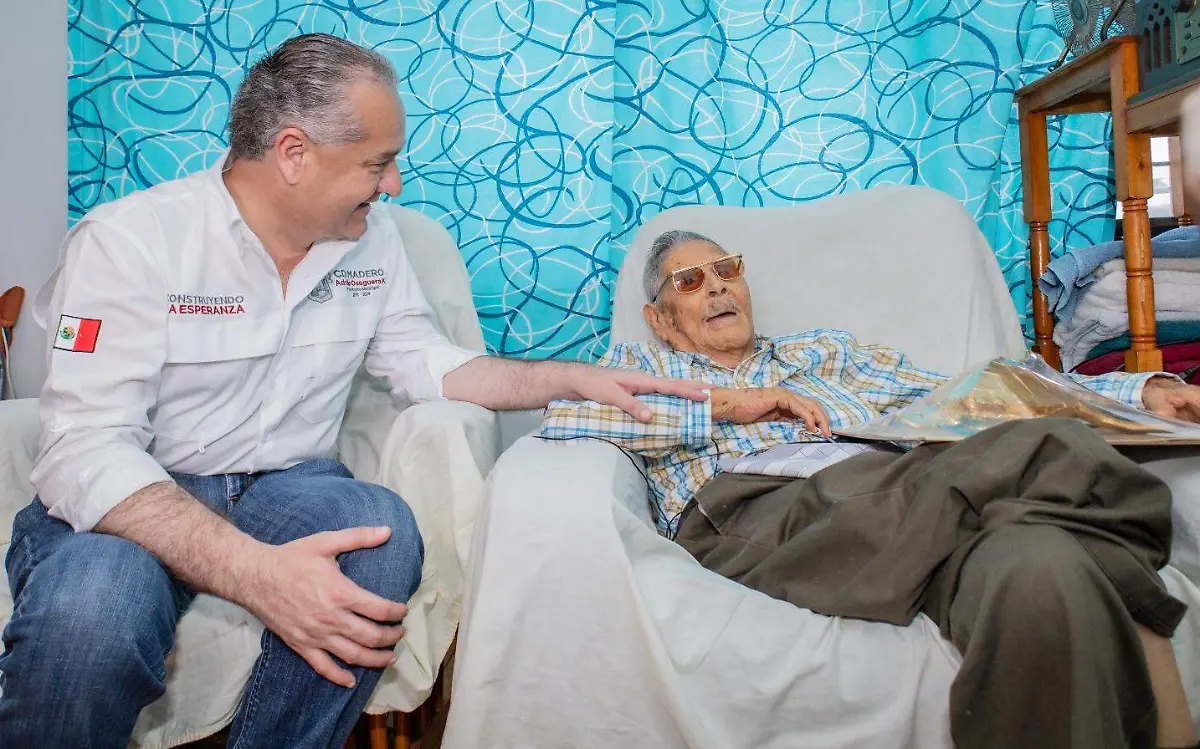 Don Efrén el abuelito centenario que celebrará con Ciudad Madero su fundación 